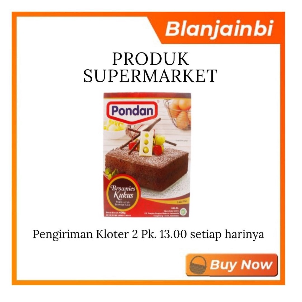 

Pondan Brownies Kukus 400 gram