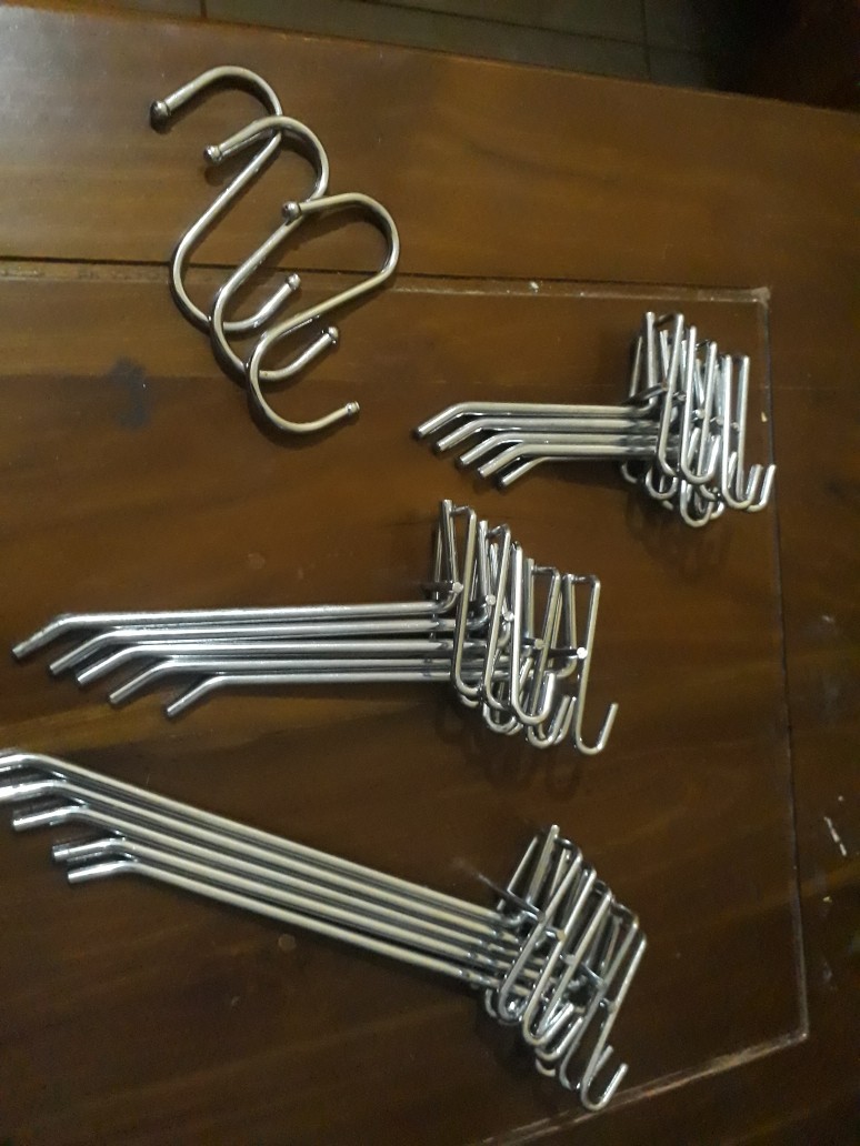 Single Ram Stainless 25cm  Hook Ram Gantungan Aksesories Sparepart Toko