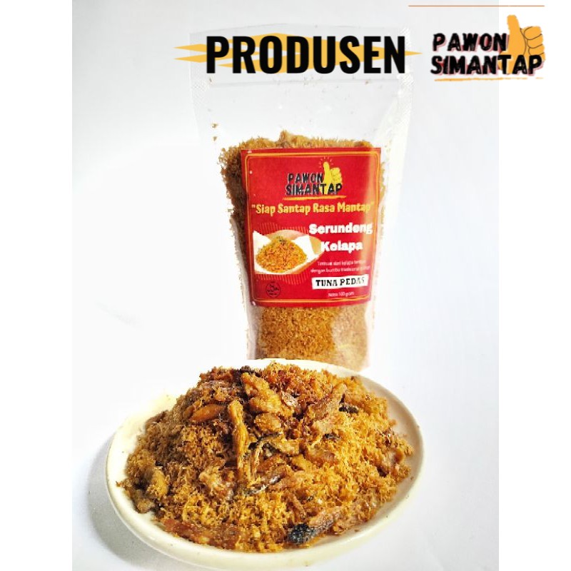 

Serundeng Tuna Pedas SiMantap (Asli)