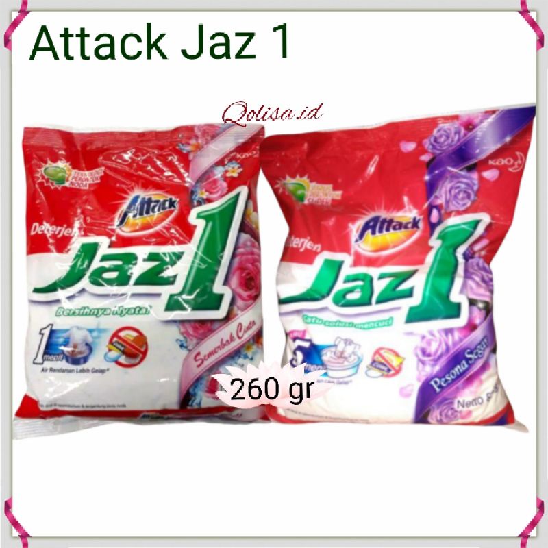 ATTACK JAZ 1 260 gram DETERJEN kemasan ekonomis 5000 Jazz