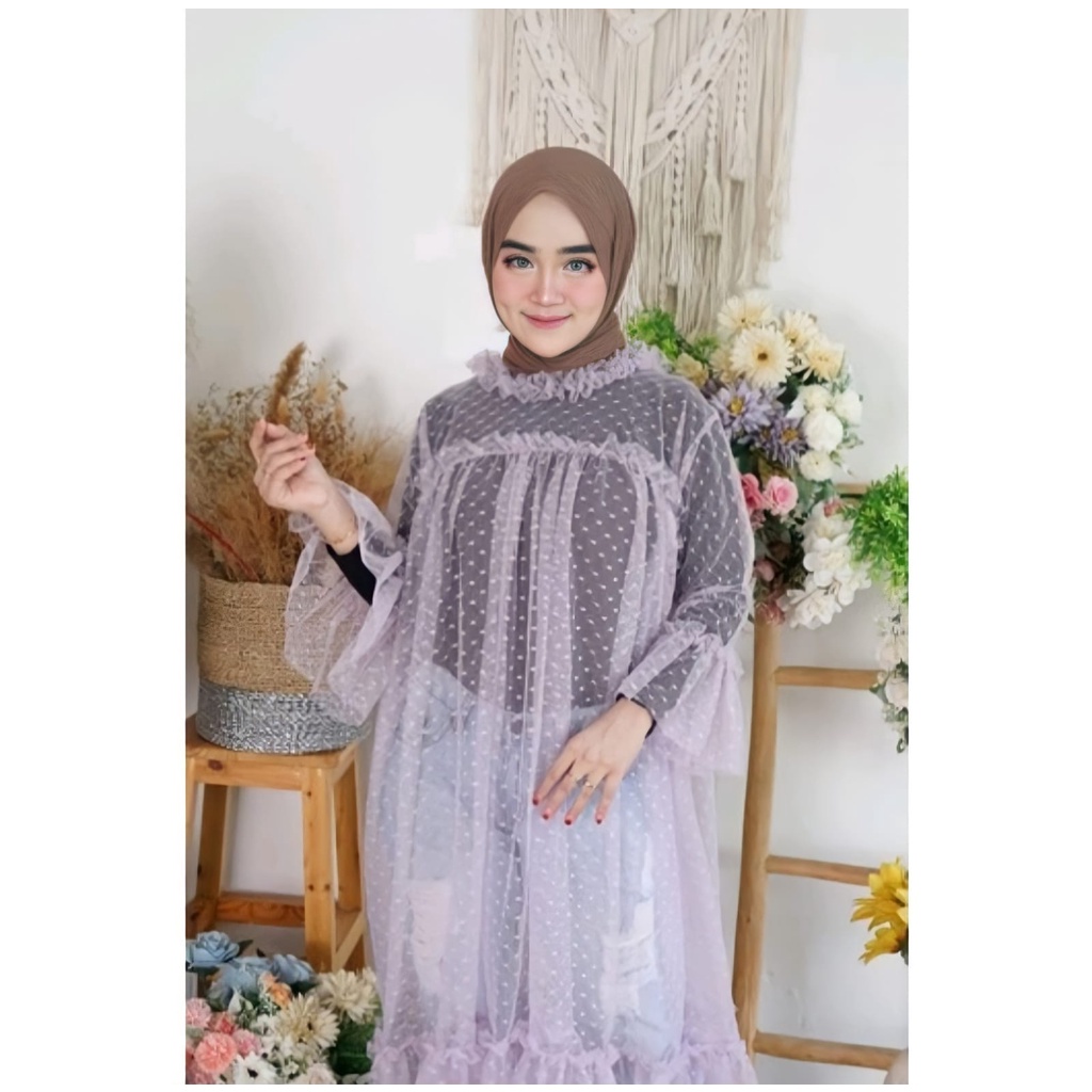 OUTER BRUKAT//OUTER BRUKAT TILE DOTTY//OUTER TILEE//CARDIGAN BRUKAT//MIDI BRUKAT//BRUKAT REMPEL//OUT