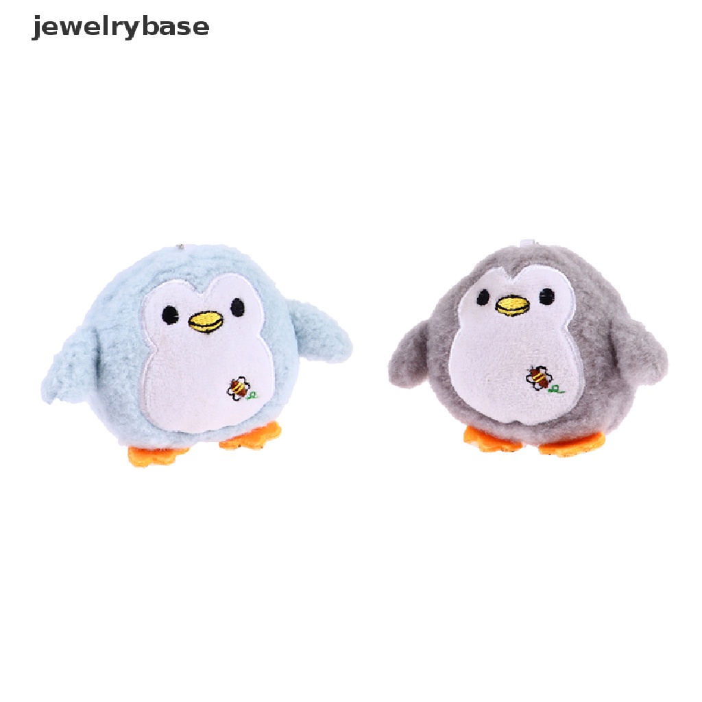 (jewelrybase) Gantungan Kunci Boneka Penguin Bahan Plush Ukuran 9cm