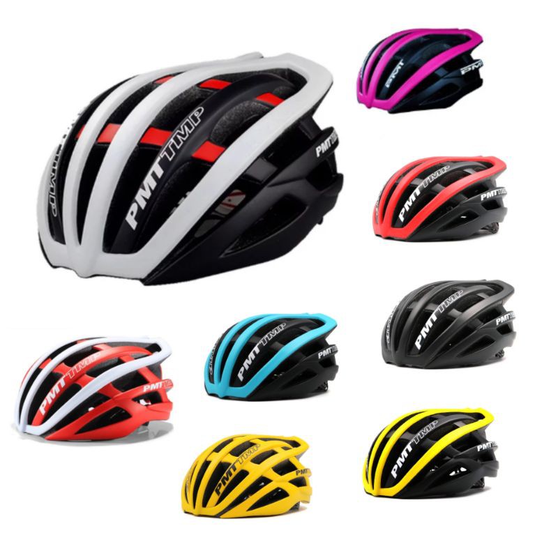 Helm Sepeda Roadbike MTB Sepeda Lipat PMT Helmet Original Cycling Helmet Roadbike Mountain Folding