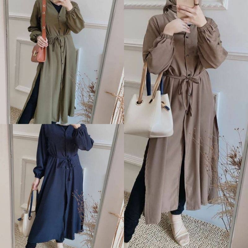 BAJU MUSILIM / BAJU WANITA / TUNIK MUSLIM / ANANDA TUNIC MURAH TERBARU