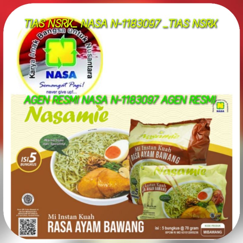 

Produk HomeCare. NASAMIE SPIRULINA - Ayam Bawang (1Paket 5pcs)