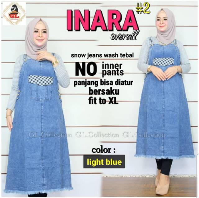 Overall jeans snow 7/8 //JF802