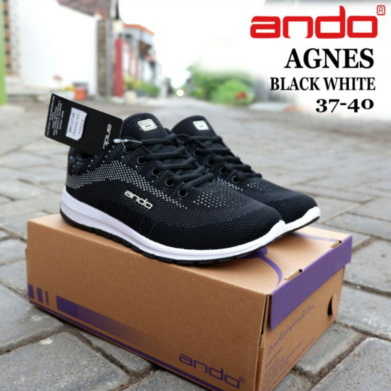 Sepatu ANDO - Sepatu Sneaker Wanita Agnes Original Ando