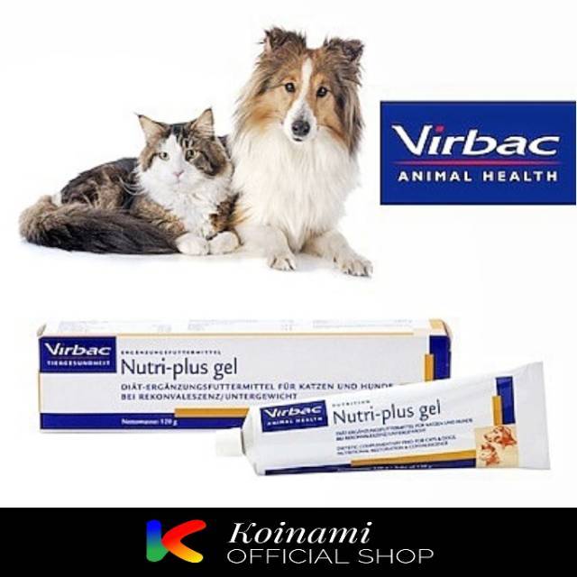 NUTRIPLUS GEL 120.5gr / nutri plus / vitamin anjing kucing / virback / pet / hewan / cat dog