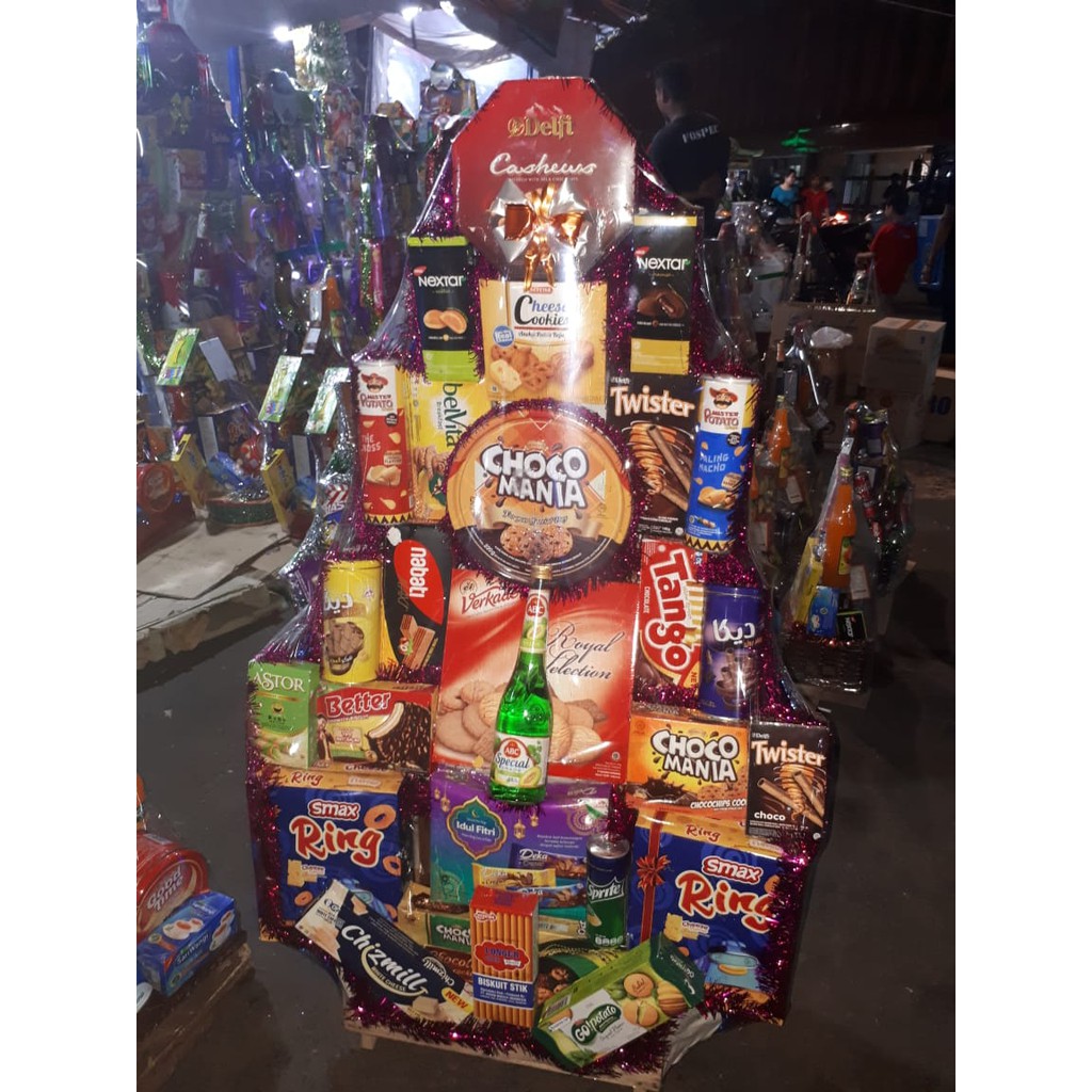 

Parcel Hampers Makanan dengan Coklat