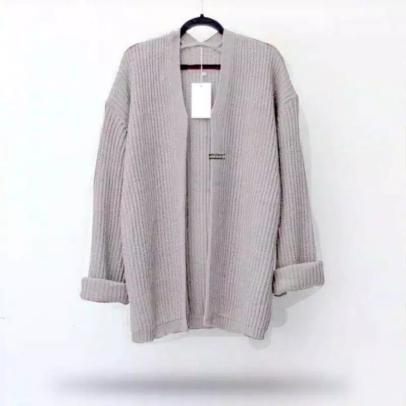 Belleza Outlet baju rajut Cardigan rajut atasan wanita Cardy Outer