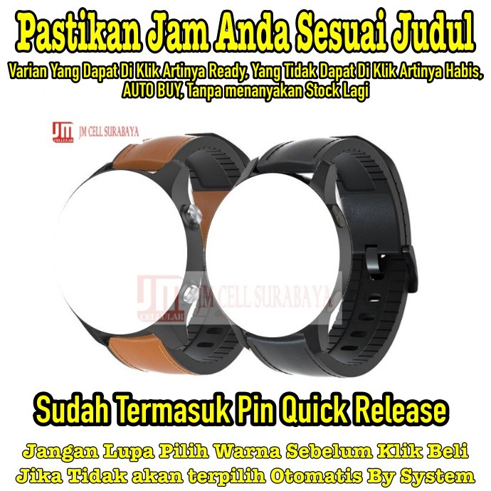 Tali Strap Xiaomi Huami Amazfit GTS 2 / Neo - Hybrid Rubber Leather