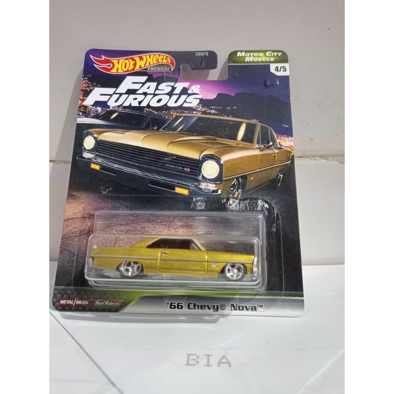HOTWHEELS 66 CHEVY NOVA PREMIUM FF