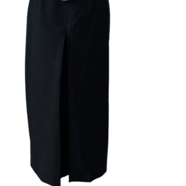 ✹ Rok Hitam Span Belah 1/Rok Hitam Meksi A/Rok Hitam Sekolah/Rok Hitam Kerja/Rok Hitam Kuliah Ospek