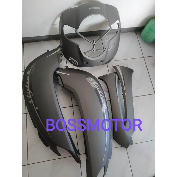 Cover body scoopy 2019 grei dof body set scoopy