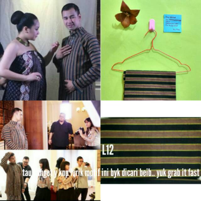 Kain lurik klasik surjan jawa tenun katun