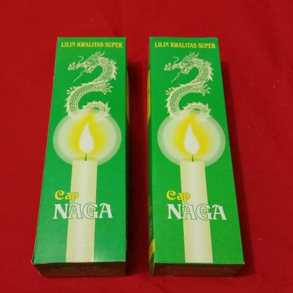 KUALITAS BAIK!!! Lilin Putih Biasa Cap Naga/kupu