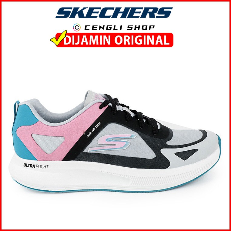  SEPATU  LARI SKECHERS  RUNNING  WANITA ORIGINAL TERBARU EMPUK 