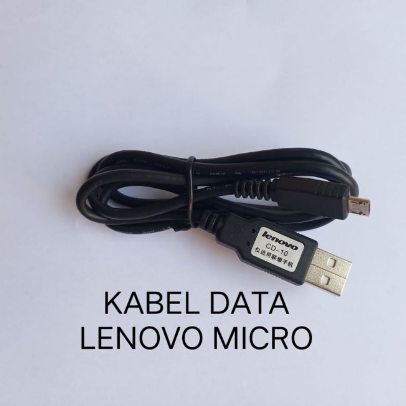 USB kabel LENOVO colokan micro . kabel data . kabel powerbank . kabel charger chager carger cager cas casan . USB cable