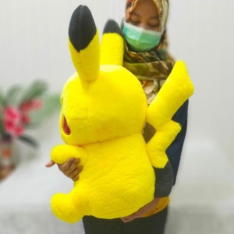 Boneka Pikachu Jumbo  Size 19&quot;/64cm/boneka pokemon Jumbo/boneka Karakter Besar