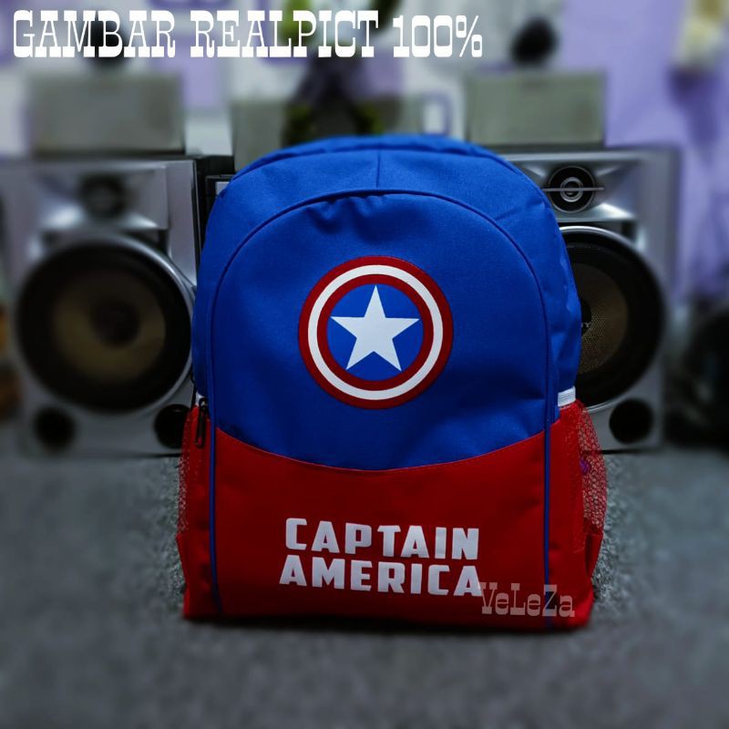 Tas ransel anak karakter superhero tas ransel anak sekolah