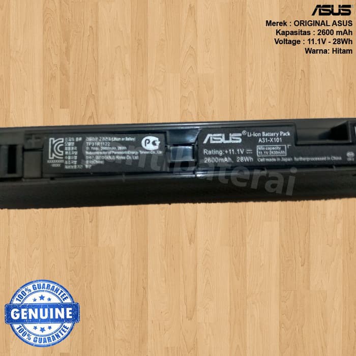 Baterai Asus EEE PC R11CX X101 X101H X101CH A31-X101 A32-X101 Original