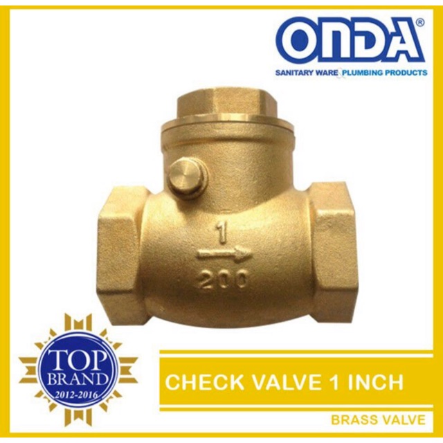 CHECK VALVE KLEP TABOK ONDA 1 INCH