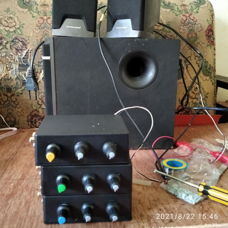 Mini amplifier rakitan 5V