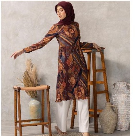 Sahara pleats tunik voyage banting harga