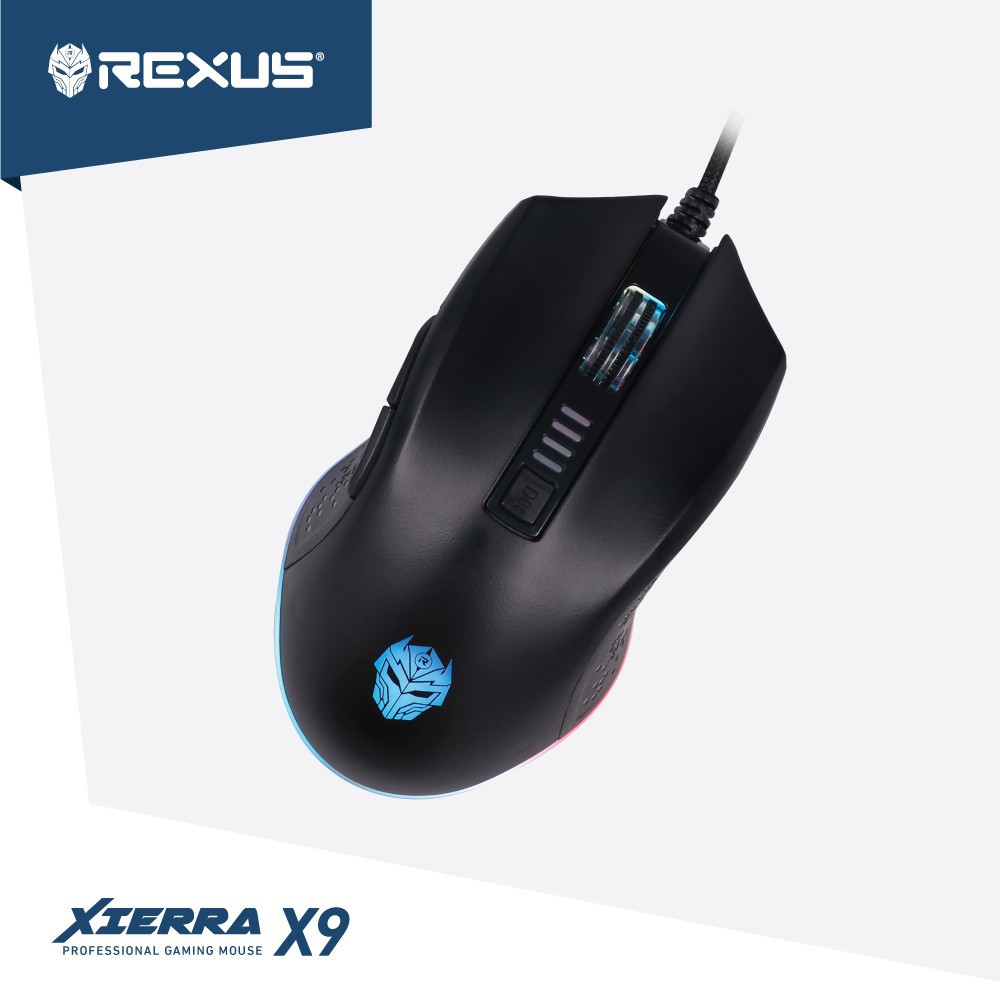 Rexus Xierra X9 Mouse Gaming Versi 2019