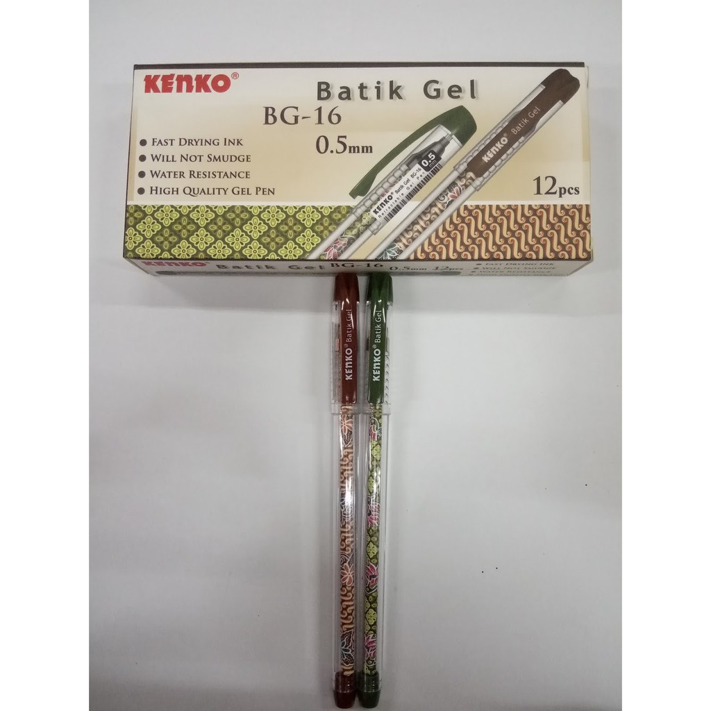 

Pulpen Kenko Gel Batik BG-16