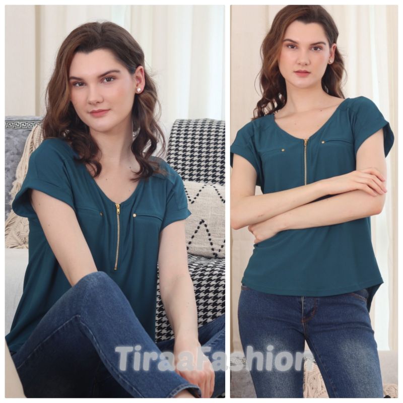 BLOUSE SLEEVELESS CASUAL  BRANDED EXPORT. ATASAN WANITA TERMURAH