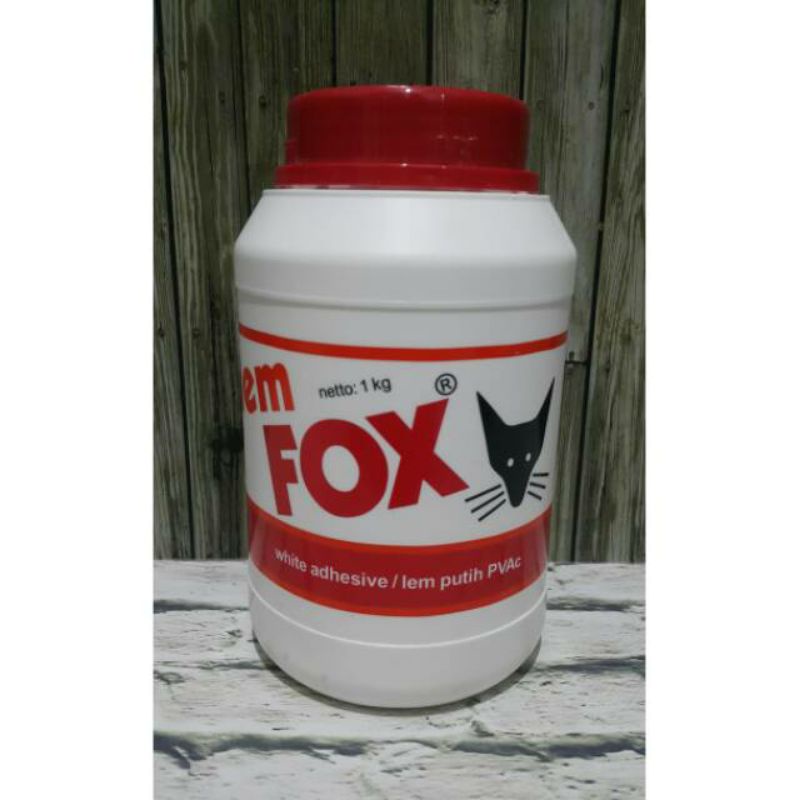 LEM FOX PUTIH BOTOL 1KG