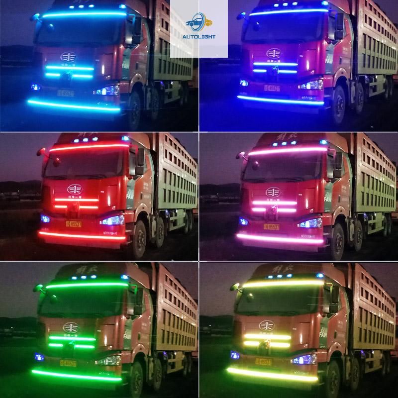 Lampu LED Strip Variasi Kaca Running  Net Light Strip 24 VOLT Untuk Truck BUS 1.5M 2M 2.5Meter