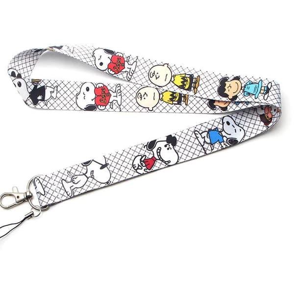 

SNOOPY Peanuts Tali Gantungan ID Card Name Tag Badge Holder Lanyard