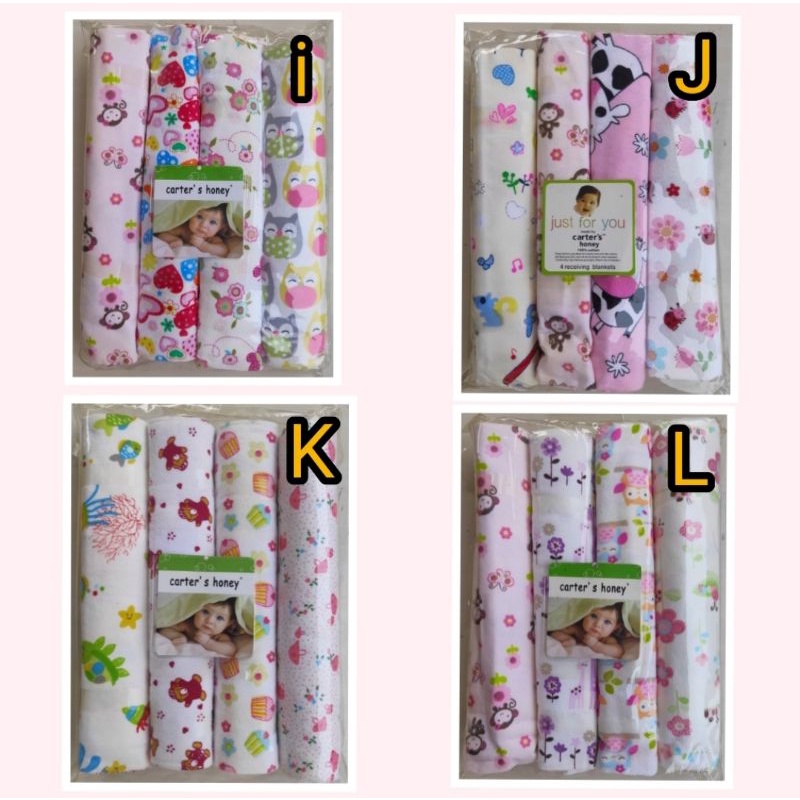 Bedong Bayi Carter isi 4 pcs