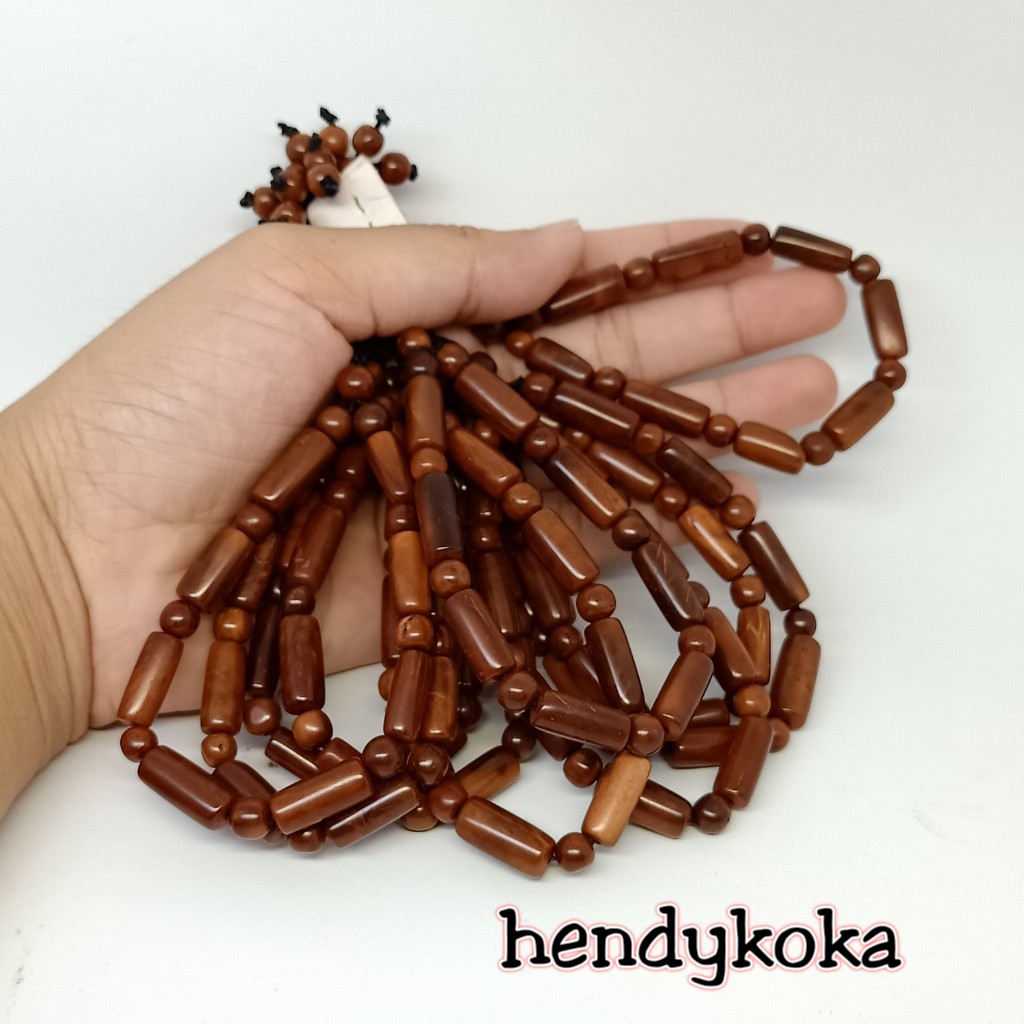 10gelang kokka kaukah bambu coklat