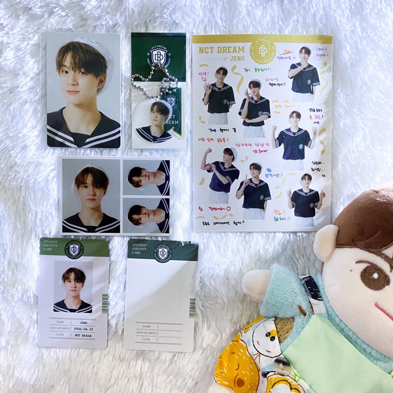 [NCT DREAM] JENO Official GOODS - PHOTOCARD PC BEYOND LIVE RESONANCE LENTI HOLO PHOTOPACK PUFF BENEF
