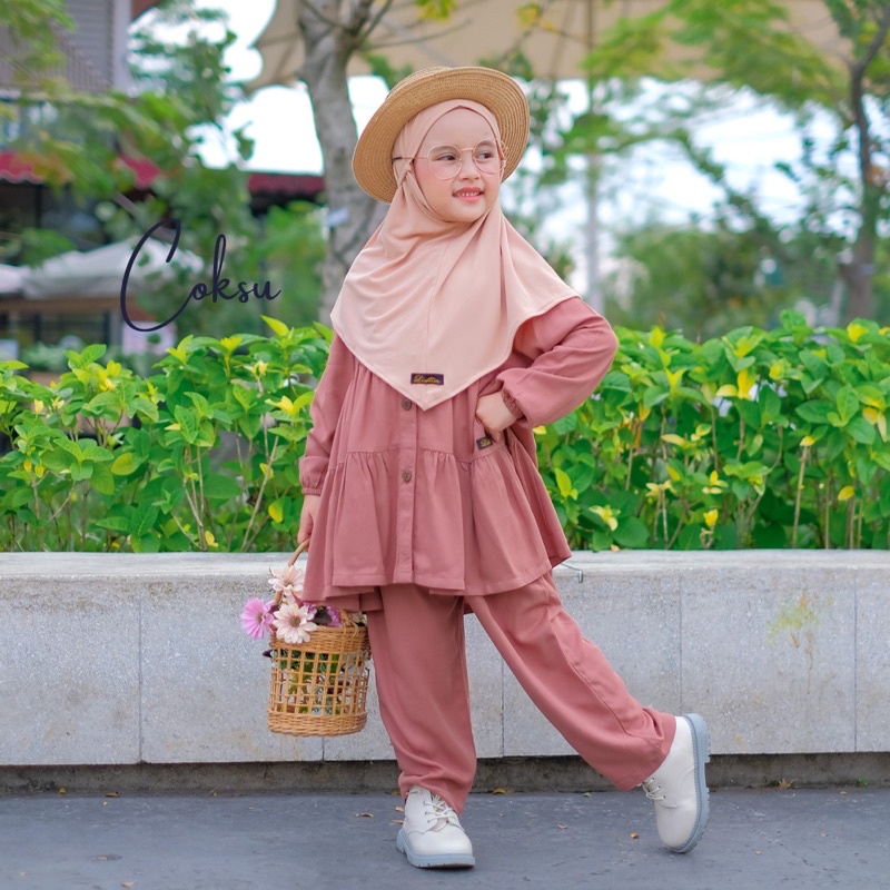 Oneset Anak Perempuan Nirmala Rayon Premium Promo