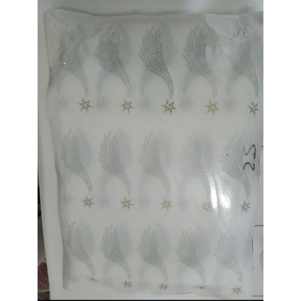 MOTE GOSOK /PAYET Motif /LOGO serbaguna HILJAB/KERUDUNG per50lembar