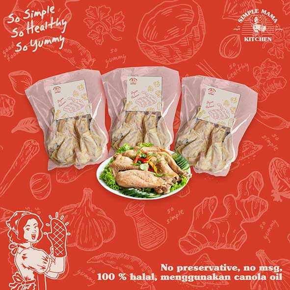 

Ayam Hainam Kampung Bundling | Empuk & Sehat | Free Garlic Sauce & Chili Oil