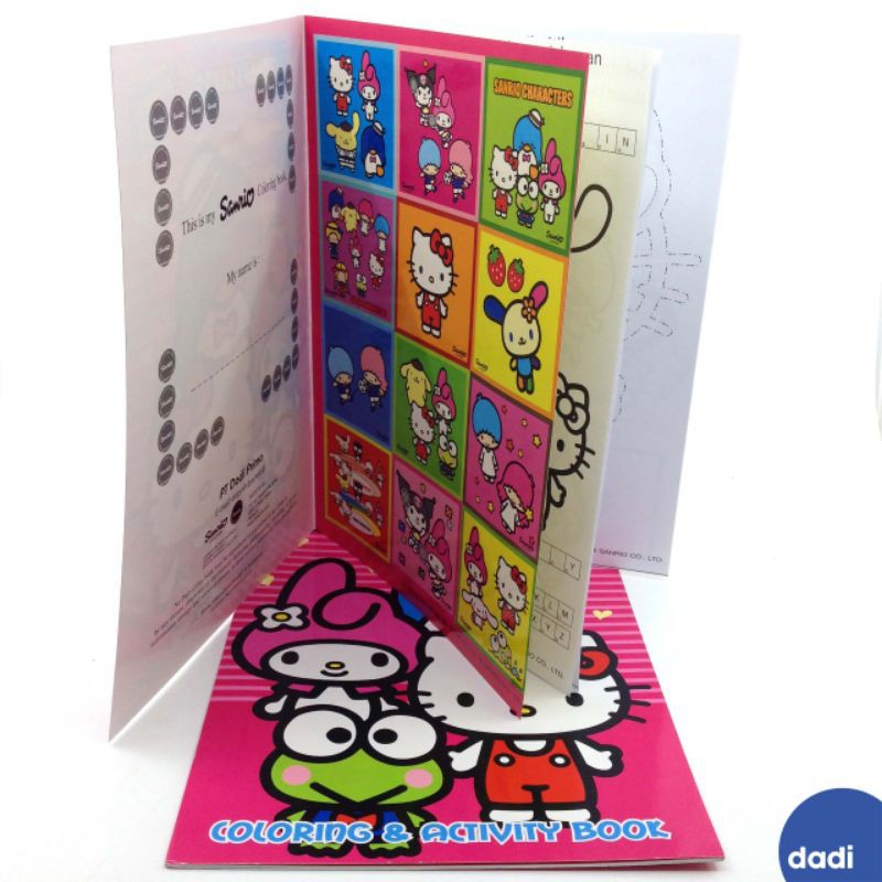 

Dadi - Hello Kity Coloring Book L / Buku Mewarnai