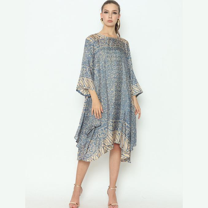 RINJANIE AVON - DRESS BATIK - DRESS 001 DOMINANT BLUE