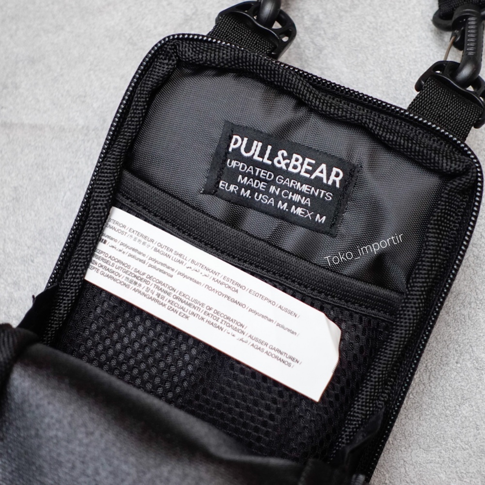 Tas Pull &amp; Bear Selempang Pria Import Mirror Original / Slingbag Pria