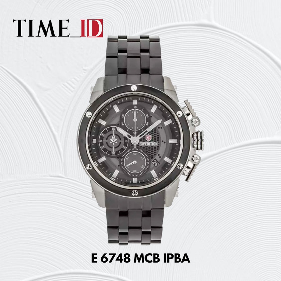 Jam Tangan Expedition E 6748 Black Pria
