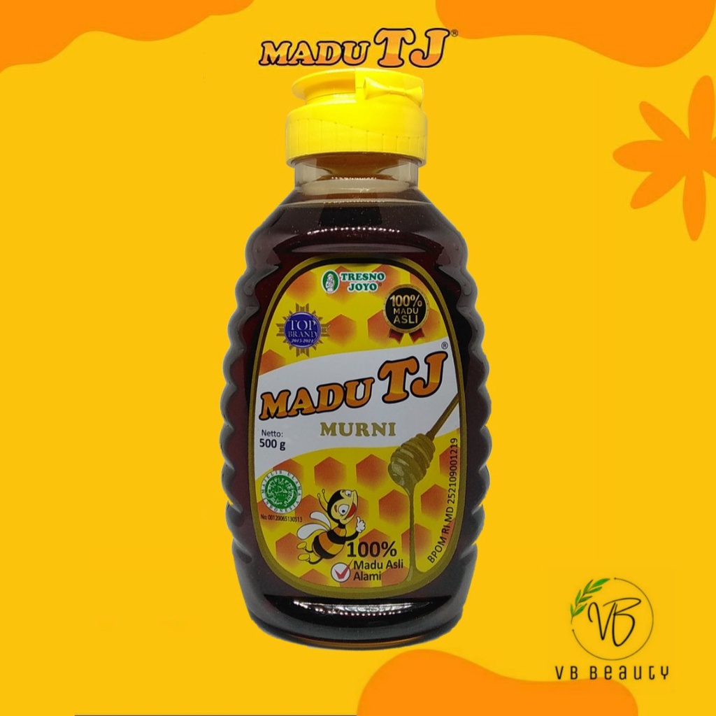 Madu TJ Murni Kemasan Besar Ekonomis 500gr