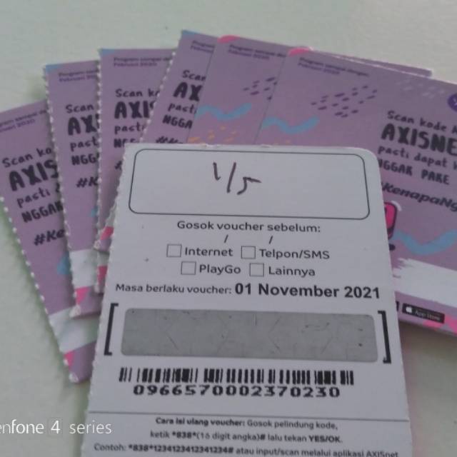 Voucher axis 1gb 5hari