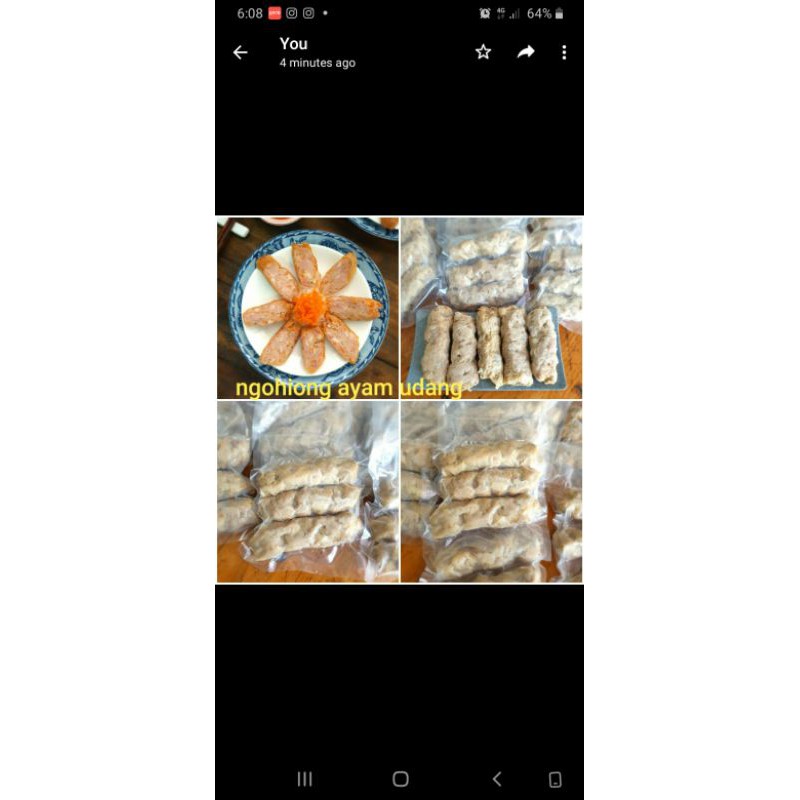 

Ngohiong ayam dan udang