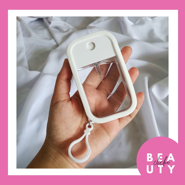 Hand Sanitizer Spray PUTIH Touchland Pocket Card Botol Kotak Gantung Free Sticker BOTOL VERSI TERBAR