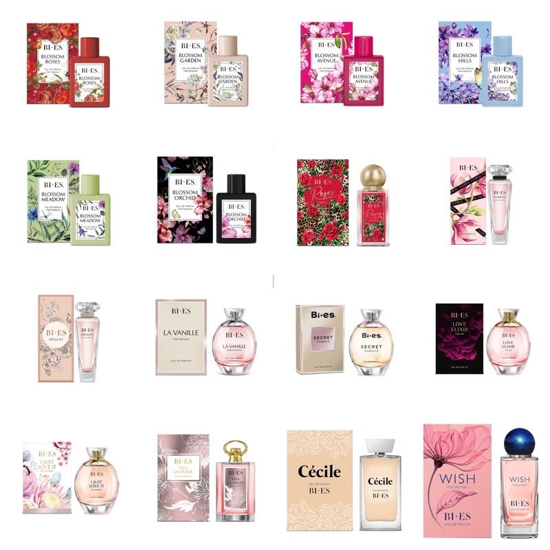 ❤️TERMURAH❤️Bi Es EDP Parfum Floral / Idealist / Viva La Dolce / Roses / Love Elixir / I Just Love I