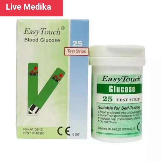 ✨COD✨ strip gula darah easy touch - Refill Gula darah easytouch - et gula